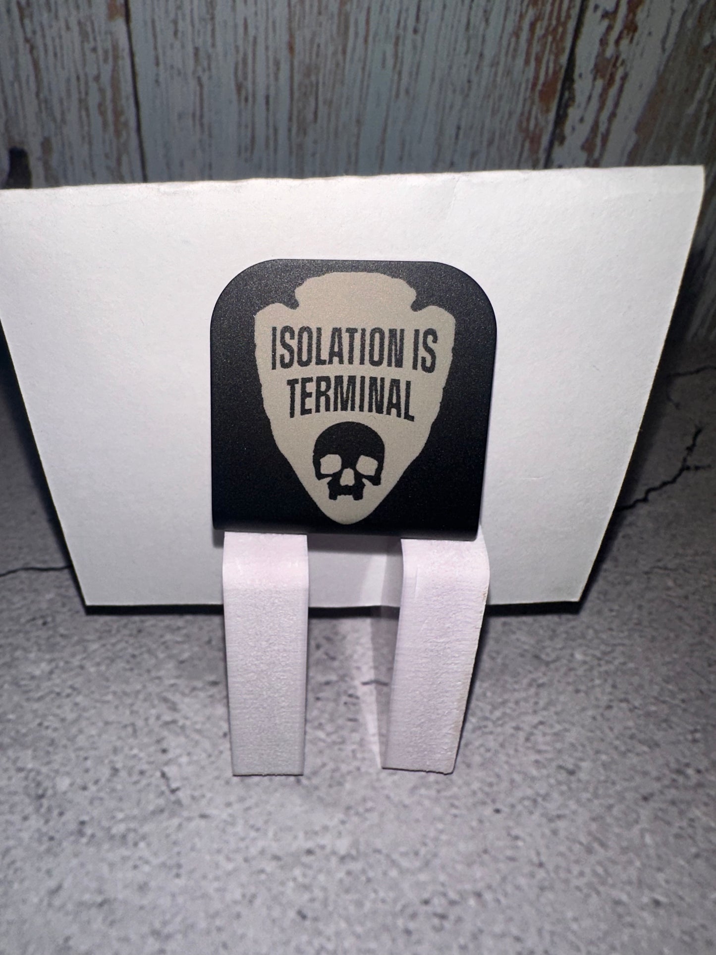 MA Branded "Isolation is Terminal" coin logo only Hat/Money Clips
