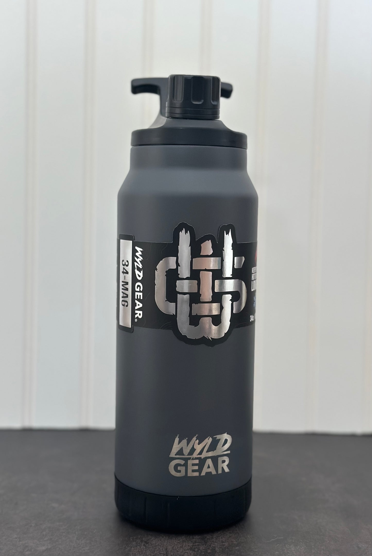WYLD GEAR 34oz MAG-Flask, Stainless Steel 34oz MAG Bottle