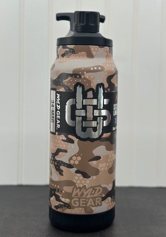 WYLD GEAR 34oz MAG-Flask, Stainless Steel 34oz MAG Bottle