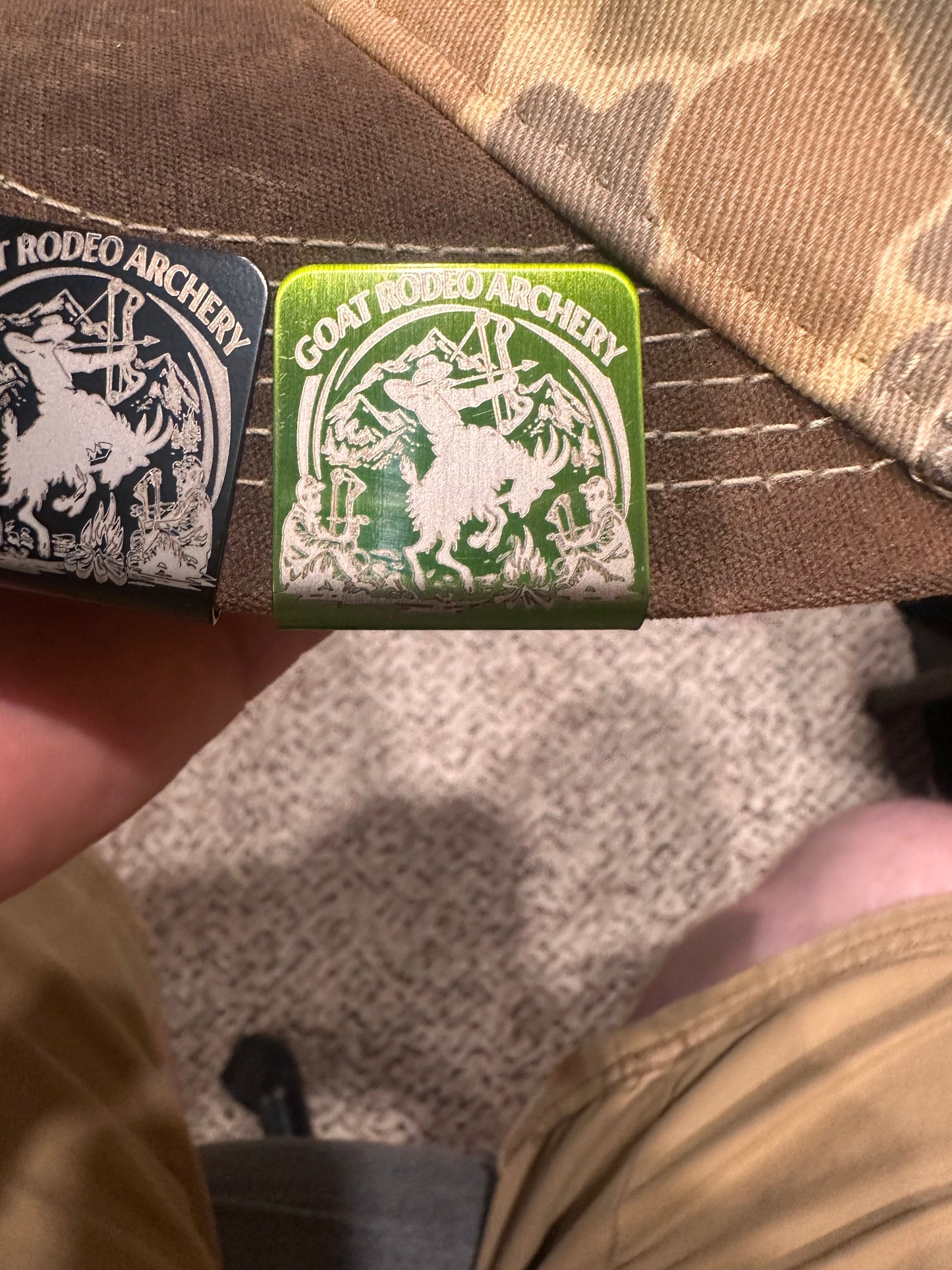 GOAT RODEO ARCHERY Hat Clips