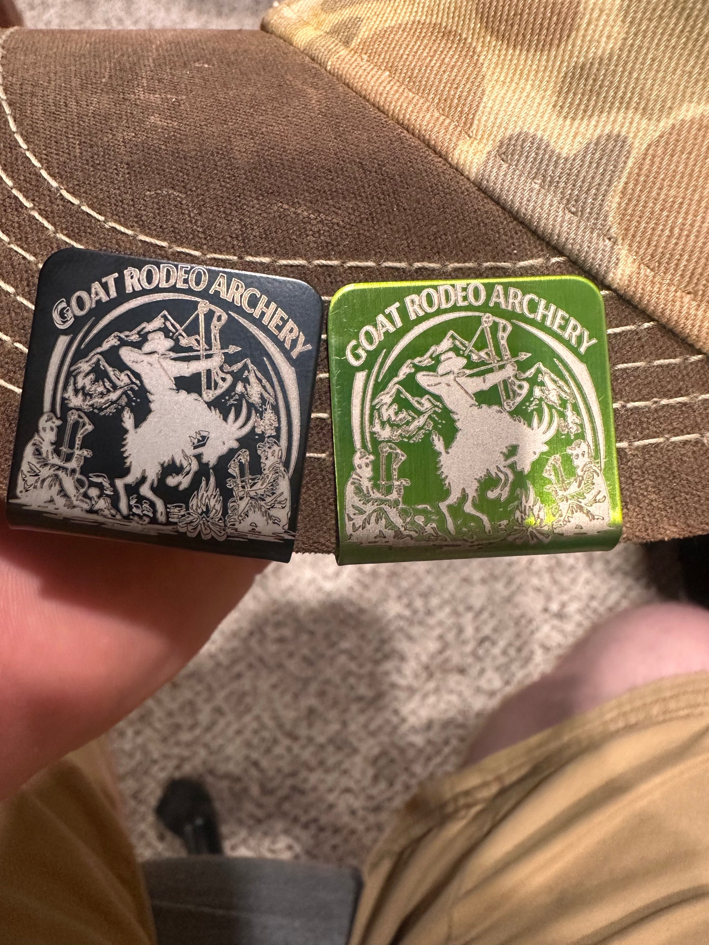 GOAT RODEO ARCHERY Hat Clips