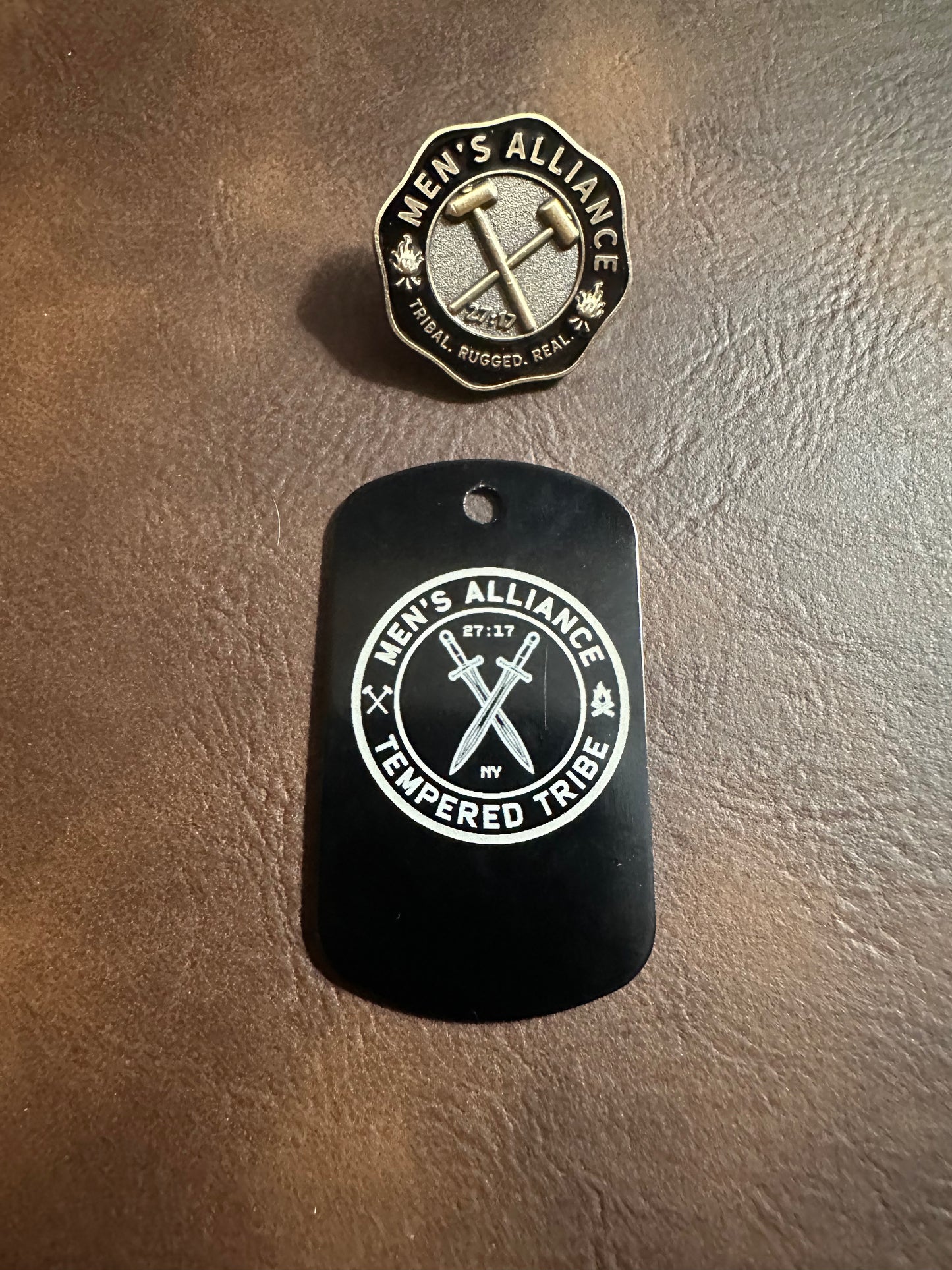 MA Branded "Tempered Tribe NY" Dog Tag
